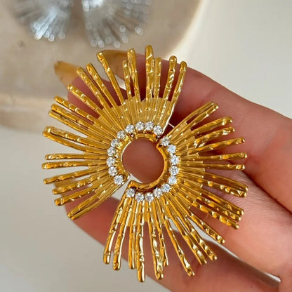 Sun earrings