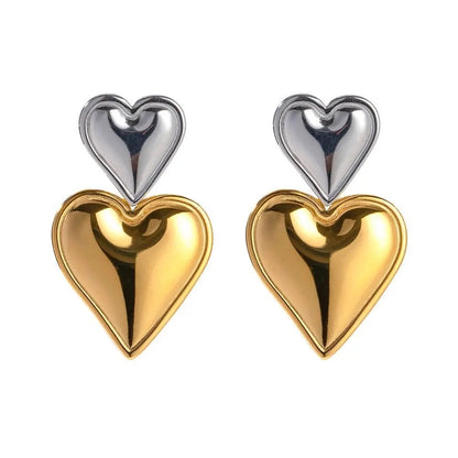 Sasha heart earrings