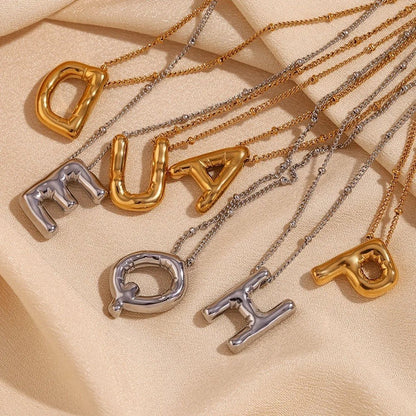 Balloon letters Necklaces