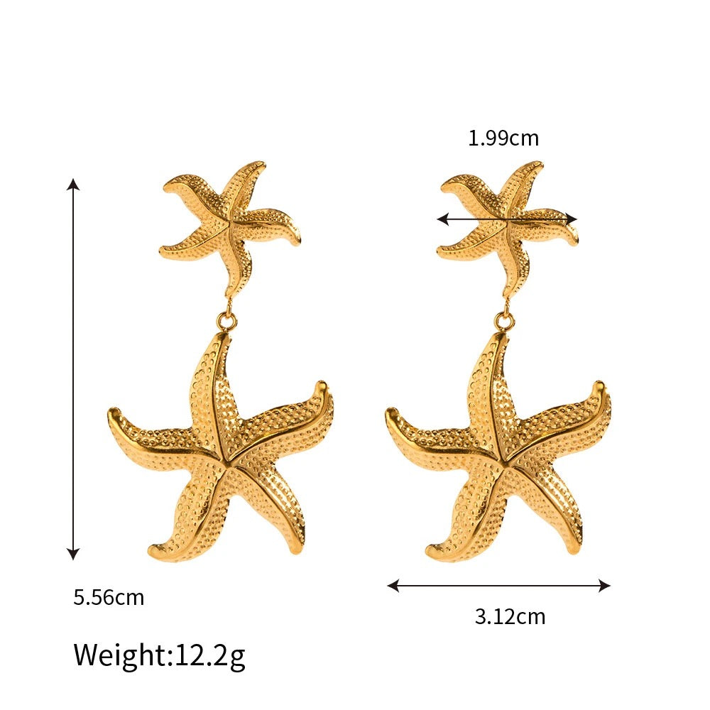 Starfish Earrings