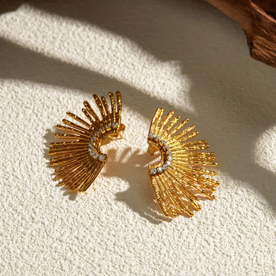 Sun earrings