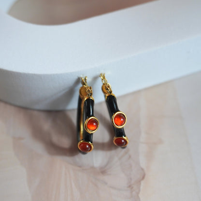 Agata Earrings